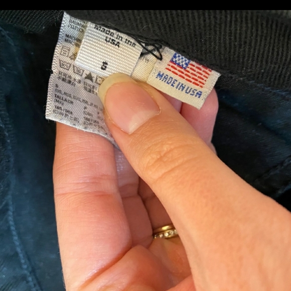 ISO AA black button down pencil skirt - Picture 4 of 4